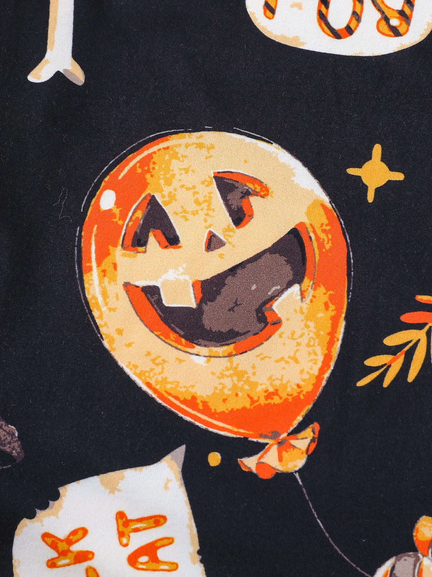 Halloween pumpkin bat print pajama set for women comfortable short-sleeved lapel top and baggy shorts loungewear for women